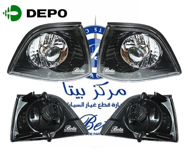 Corner Lamps For 2DR -Crystal Black for BMW 3 Series E36 1991-1997 models Corner Lamps For 2DR -Crystal Black for BMW 3 Series E36 1991-1997 models